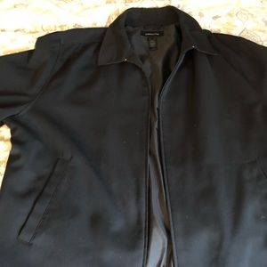 Men’s lightweight black canvas jacket